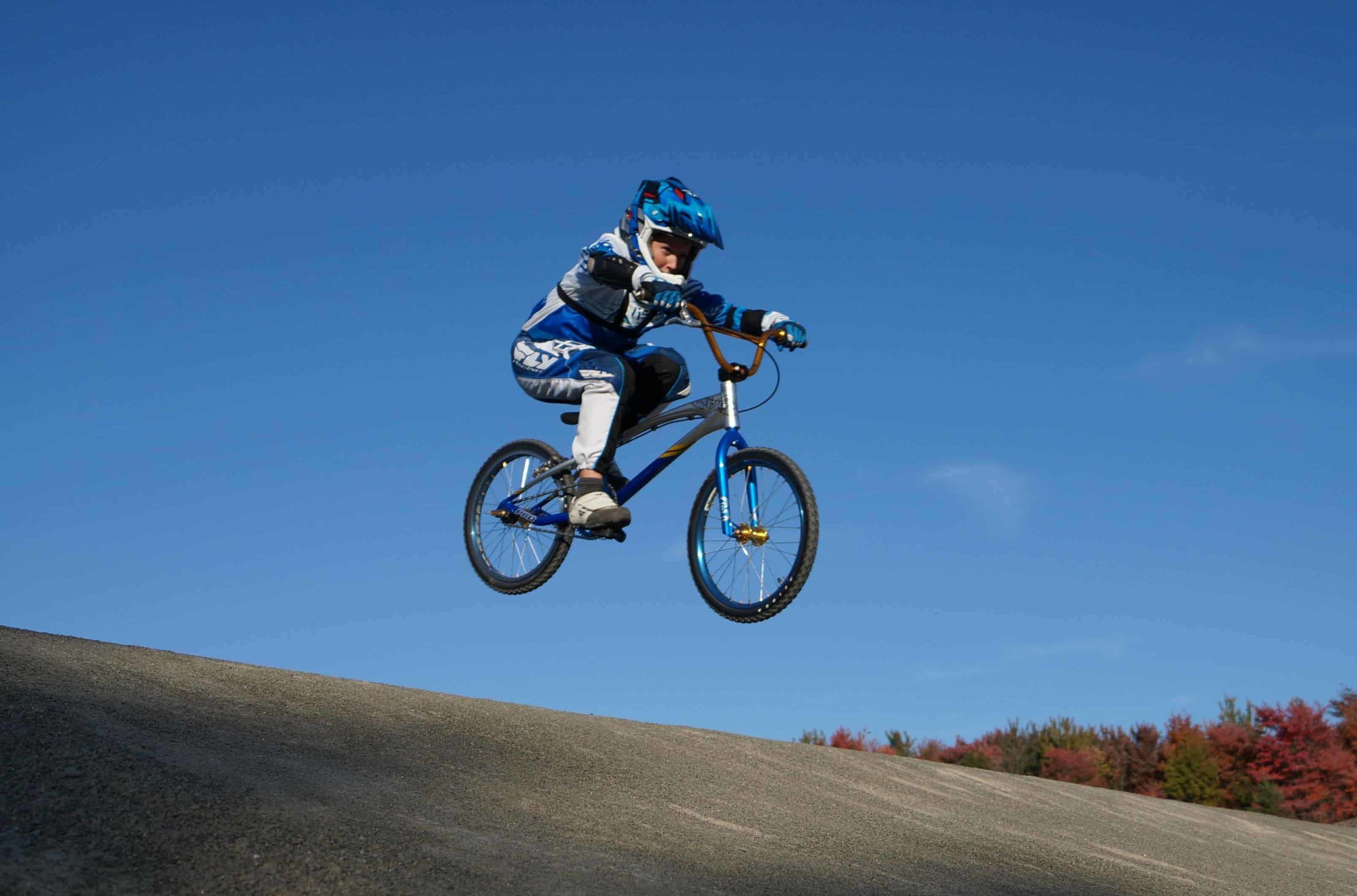 Max Competes in BMX Racing