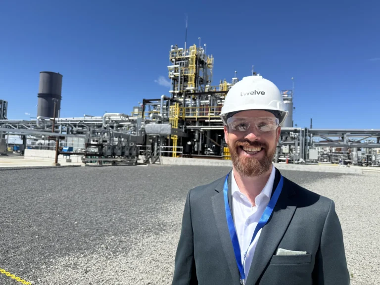 Scott Mussbacher, CEO of Vista Projects, at the ribbon cutting for AirPlant™ One in Moses Lake, WA, June 10, 2026.